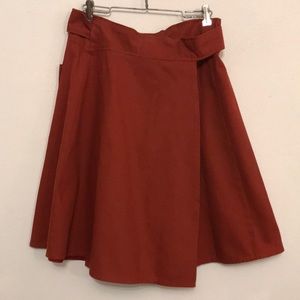 Vintage Apron Style Button Skirt